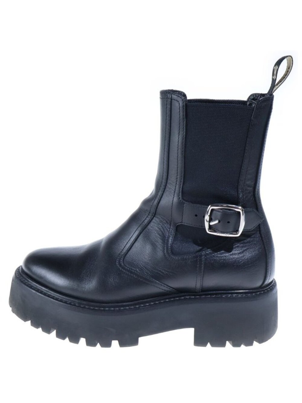 Celine Bulky Lace-up Boots Black